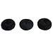 CLOTHOBEAUTY 3 pieces Extra Small Size Kids/Children Hair Bun Donut Maker, Chignon Hair Donut Buns Maker, for short and thin hair, Hair Doughnut Shaper Hair Bun maker,Ring Style Bun (2.5 in.) (Black)