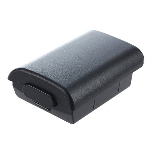 Preisvergleich Produktbild Batteriekasten - TOOGOO(R) Deckel Abdeckung Gehaeuse Abdeckungs Kasten SCHWARZER Batterie fuer Microsoft Xbox 360 Steuerpult