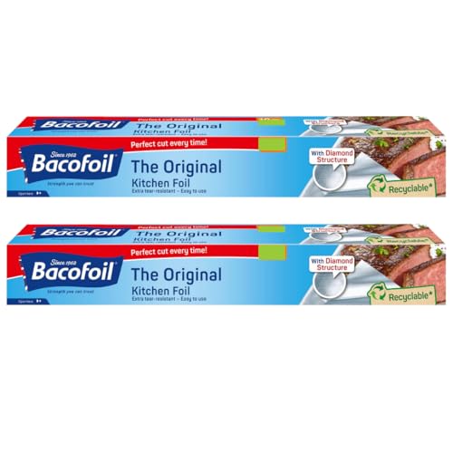 Image of Bacofoil The Original Kitchen Foil 300mm x 5m Pack of 2