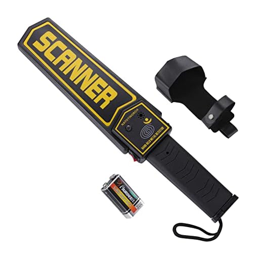 NATOTINORCH Handheld Metal Detector Wand,High-Sensitivity Security Detector Wand, for Security Inspection, Detection of Various Electronic Products, Metal Products, Weapons, Knives Scanner