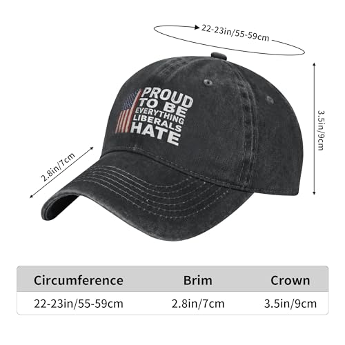 Gorra de béisbol negra unisex miniatura 3