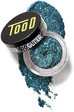TooD - BioGlitter Multidimensional Face Sparkle | Vegan, Planet-Safe, Clean Makeup (Moonstone, 0.12 oz | 3.4 g)
