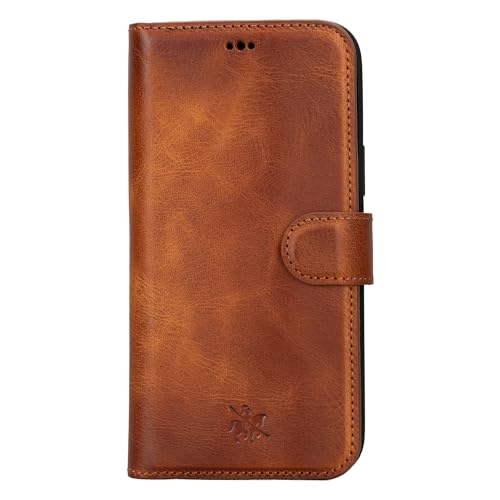 Coque iPhone 15 Plus en cuir véritable de qualité premium et luxe - 4