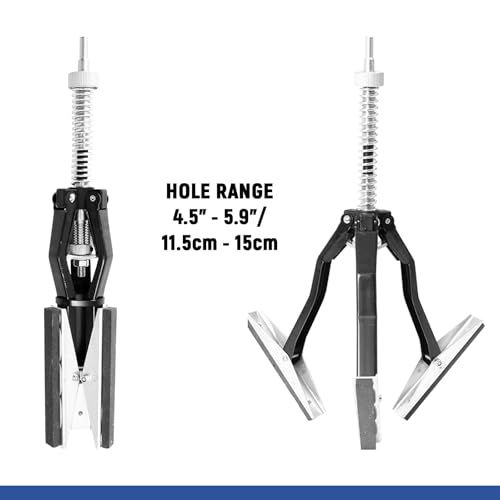 Punmew PN0054 Cylinder Hone Adjustable Deglazer 4.5 Inch - 5.9 Inch Diameter With With 3 Extra 220 Grit 4 Inch Long Stones Cylinder Honetool thumb #1