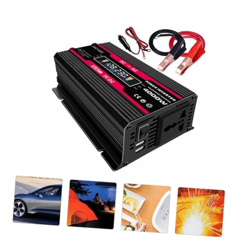 Onduleur intelligent Ciieeo chargeur rapide avec écran LCD pour auto