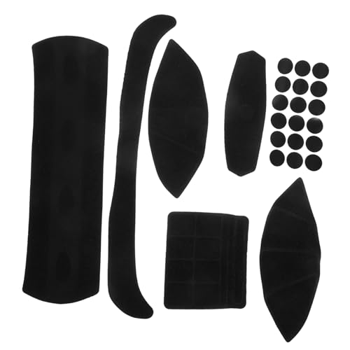 Cabilock 1 Set Removable Helmet Padding Inserts Breathable and Sweat Absorbing Sponge Liner for Safety and Cycling Helmets Comfortable Cushioning for Easy to Clean