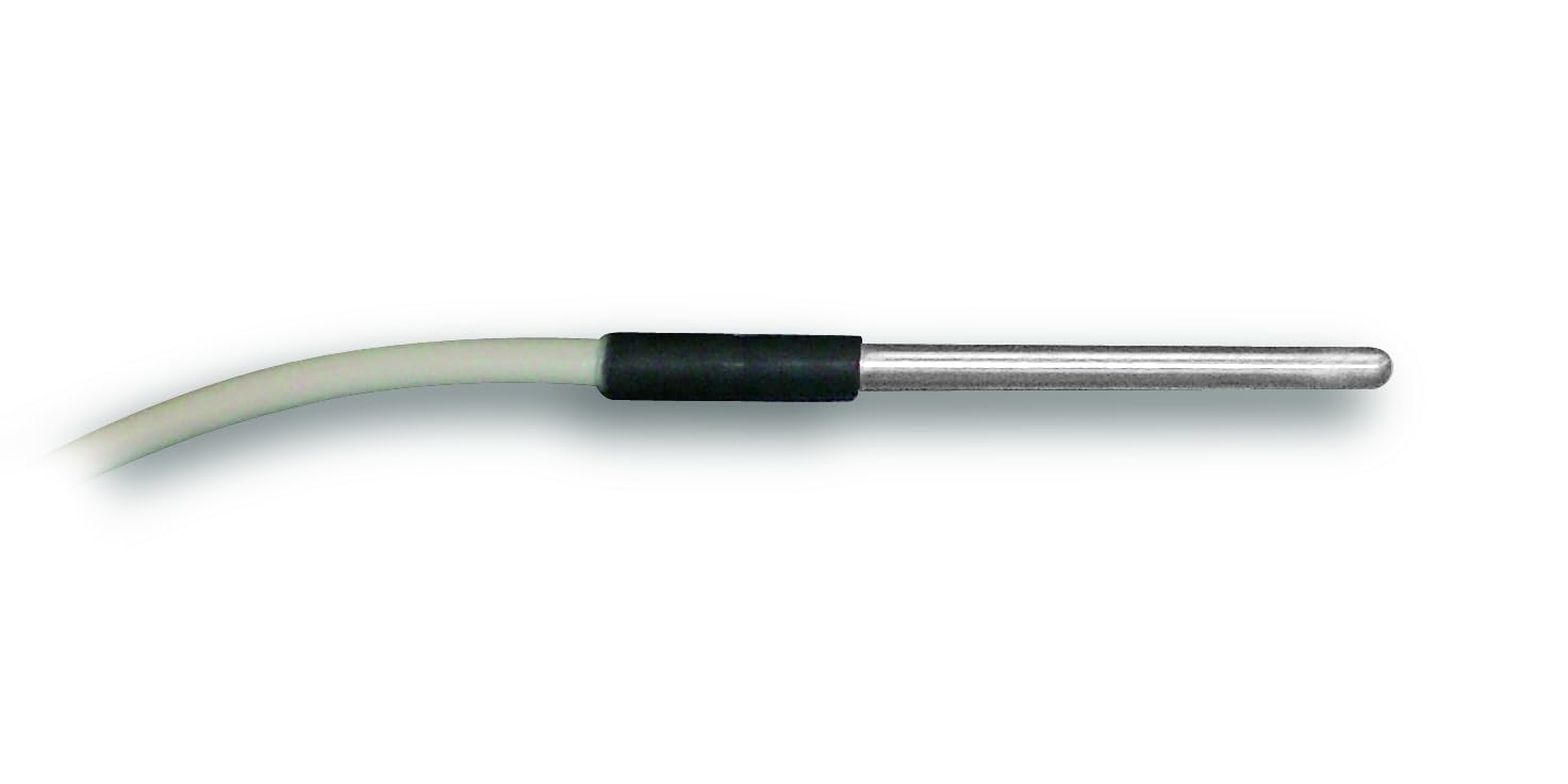 TFA Dostmann Temperature Sensor, 30.3537, for LOG40 Data Logger (31.1065.02), 2 m Length, USB Connection, White