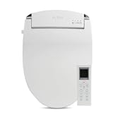 JX2 Elongated Bidet Toilet Seat, White, Endless Warm Water, *NEW* Bowl Mist, LED Light, Quiet Operation, Wireless Remote, Stainless Steel Nozzle, Sittable Lid, 3 Year Warranty