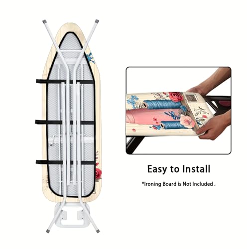 Image of Nuxovilar Sewing Mannequin Ironing Board Cover 15x54 Inches Polyester | Iron Pad Scorch Guard laundry helper protective board shield home laundry room craft studio (Sewing Mannequin)