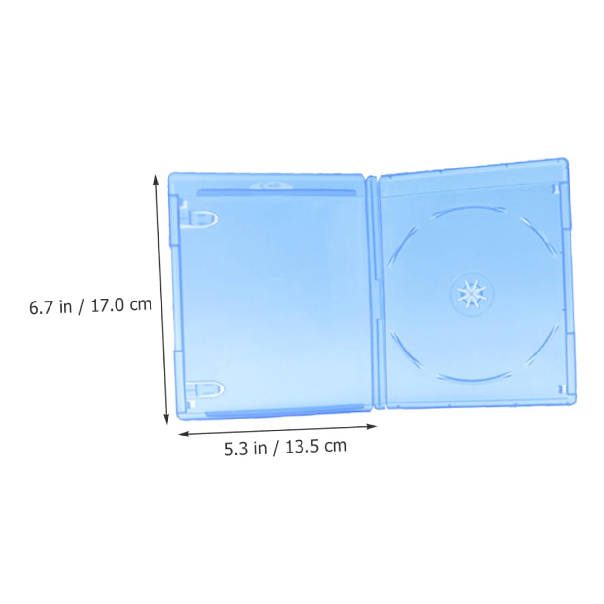 Alipis Scatole Da 15 Pezzi Custodia CD custodie standard per dvd ie per dvd singoli CD ia Scatola piccola ia per organizer porta plastica