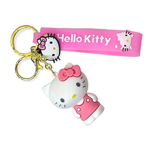Image of AUGEN Hello Kitty 3 Action Figure Keychain Limited Edition for Car, Decoration, Cake, Office Desk & Study Table (Pack of 1)