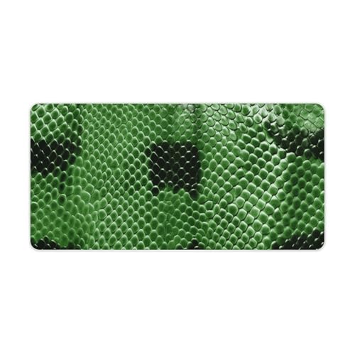 Tapis de souris de jeu XL grand confort serpent vert sans glissement