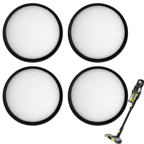 Image of 4-Pack HEPA Filters Replacement for Ryobi PBLSV719K /PBLSV719B 18V ONE+HP Cordless Handheld Vacuum, Model # A32SV718K2