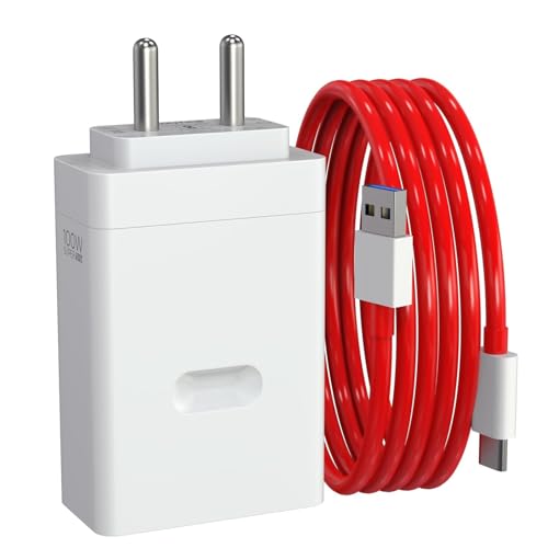 Image of OnePlus 100W SUPERVOOC Ultra Fast Charging Adapter with Type-C Cable | Compatible with OnePlus 12 /12R /11 /11R /10 /10R, Nord CE3 Lite /CE2 Lite /2T 5G, Nord 5G | USB-C Wall Charger Combo