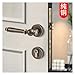 OYUXICWD Coffee Bronze Bedroom Door Lock Pure Copper Room Wooden Door Lock Indoor high-end Villa Split Door Lock(All in one Silent Model)