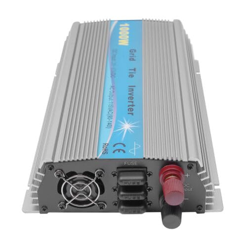 1000W Grid Tie Inverter, 20-50V DC to 90V-140V AC Output MPPT Pure Sine Wave Inverter, 48-62Hz, for 36V Solar Panel and 36V Battery - Thumbnail 5