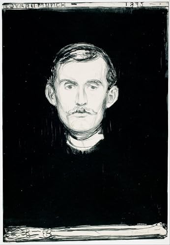Cuadro lienzos del famoso autorretrato de Katsushika Hokusai de 60x90cm