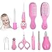 Trousse de Soin Bébé, Joyeee 10Pcs Kit de Soin Bébé Naissance Set Toilette Bebe Inclut Coupe-Ongles Brosse pour Bébé Cuillère à Oreille et D'autres Accessoires pour le Voyage & à la Maison