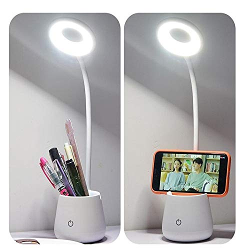 Lampa biurkowa Lampa biurkowa Led Zasilana przez USB Regulacja przyciemniania dotykowego Lampa stołowa Prezent dla oka Mała lampa stołowa Lampka do czytania Lampa do sypialni