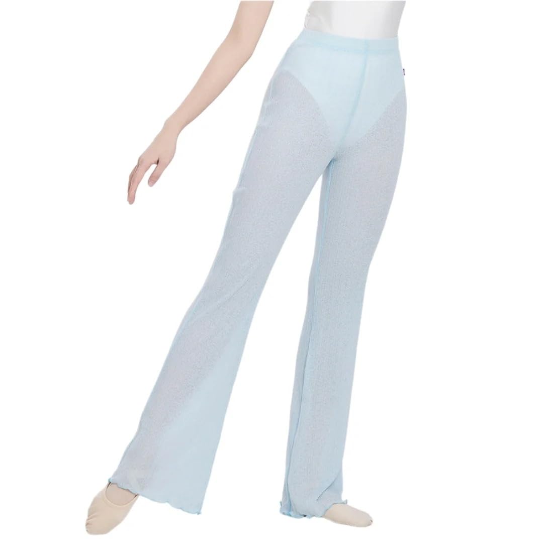 Pantalones de Baile Acampanados de Cintura Alta for Mujer, Pantalones Modernos de Ballet Finos y Suaves