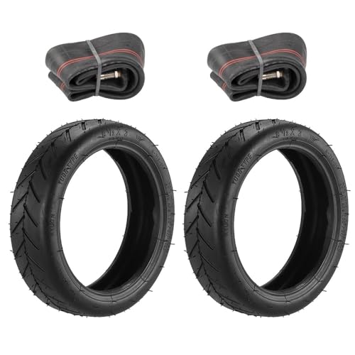 2x 8.5 Zoll Reifen für E-Scooter 8.5x2.0 Zoll inkl. 2x Schlauch mit Autoluftventilen