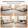 Leonardo Home - tappeto da soggiorno moderno a pelo corto - fondo antiscivolo - lavabile a 30 gradi - super morbido #4