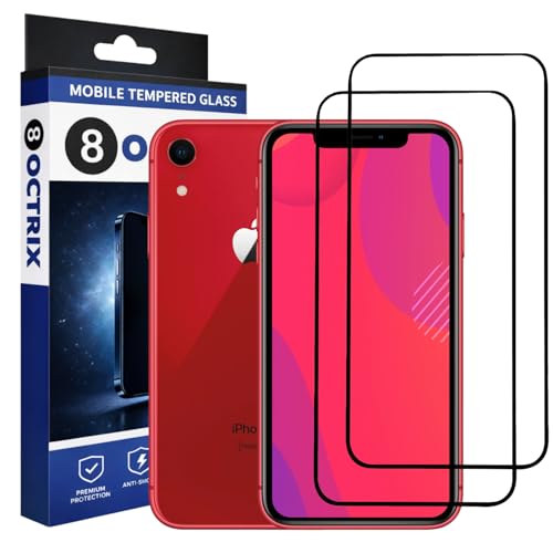 Image of Military-Grade Tempered Glass Screen Protector Compatible for iPhone 11 / iPhone XR with Edge to Edge Coverage - Case Friendly, Anti-Scratch & Bubble-Free Installation Kit (Pack Of 2)