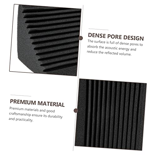 SUPVOX 3 piezas de espumas absorbentes de sonido para tratamiento acústico, trampas de graves en esquinas, almohadilla insonorizante, azulejos de reducción de ruido de alta densidad para KTV y home theater miniatura 6
