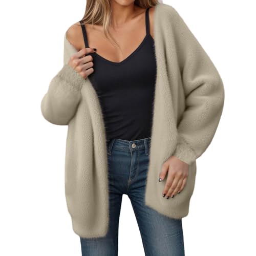 Cardigan en tricot pour vos sorties d'automne gilet long et chaud pour femme