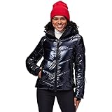 Angeknöpfte Kapuze Bogner Fire + Ice Ladies Saelly Blau, Damen Isolationsjacke, Größe 44 - Farbe Deepest Navy