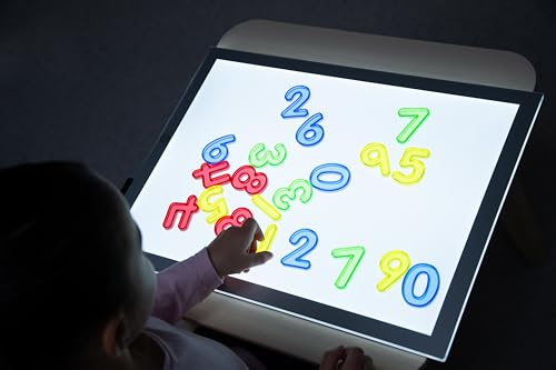 tickit Translucent Numbers, Colourful Acrylic Number Set for Kids Sensory Maths Learning and Counting Toy - Image 3