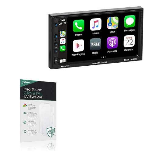 BoxWave Screen Protector Compatible With BOSS Audio BVCP9700A - ClearTouch Crystal Anti-UV EyeCare (2-Pack), Filters out Harmful Blue Light Reduce Fatigue