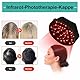 Rotes Licht Therapie Cap für Haarwachstum, Infrarot-Licht Haarwachstum Gerät, 120 LEDs, 660nm 850nm Wellenlängen für Männer und Frauen, Einheitsgröße, verkabelt