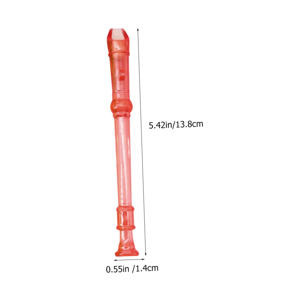 Mikinona Children's Early Education Flute 10pcs Simple Clarinet Instruments for Music Recorder Random