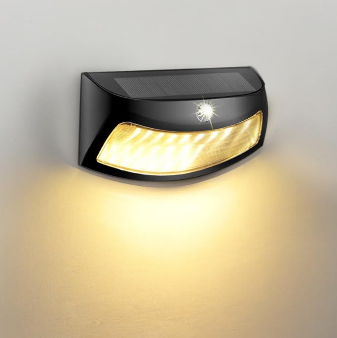 ONEVER Solar Lights for Outdoors Use, 2 Pack Up and Down Solar Wall Lights, LED Solar Outdoor Light with Motion Sensor, IP65 Waterproof, LED Outdoor Wall Lights for Garden, Yard, Garage, 748532