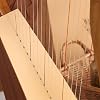 Celtic Irish Harp, 19 String Mahogany Lever Harp with Tuning Wrench and Black Gig Bag, Celtic Irish Style Lyre Harp for Adult Kids Beginner
