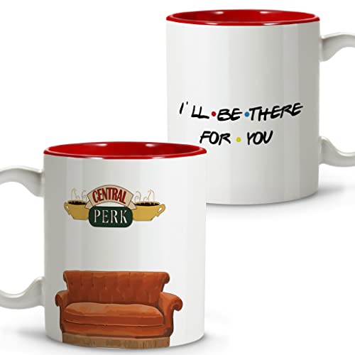 LolaPix Taza Friends. Tazas Originales para Regalar. Regalos Frikis. Taza Cerámica. 330ml. Friends There for you