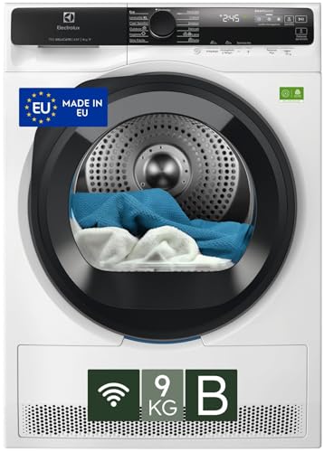 Electrolux Sèche-linge 700 DelicateCare 9 kg EW7H59B, classe B, technologie DelicateCare pour la laine, MixCare pour coton et synthétique, sensible, anti-plis, pompe...