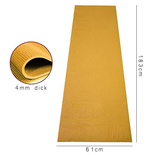 DoYourYoga PVC-Yogamatte KIRANA 0,4cm / Curry
