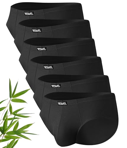 YESWEL Mens Underwear Briefs Cool Viscose Made from Bamboo, Breathable