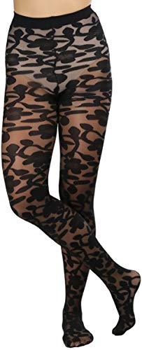 Image of ToBeInStyle Women's Sheer Floral Lace Full Length Leggings