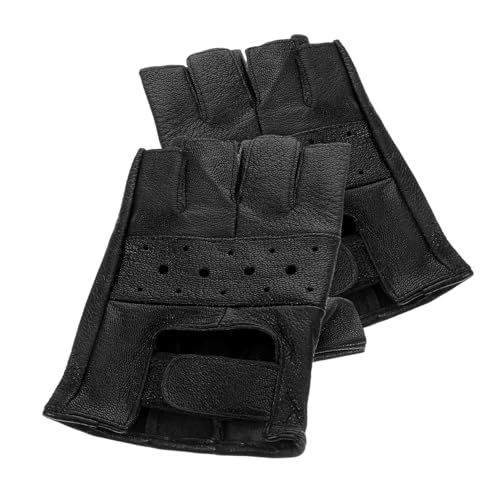 Happyyami Men's Half Finger Gloves Weightlifting Gloves for Men Wrist Support Soft Comfort Breathable Outdoor Sports Fitness Training