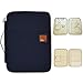 Mygreen Universal Travel Gear Organizer/Electronics Accessories Bag/Document File Bag (Large/Slim, Dark Blue)