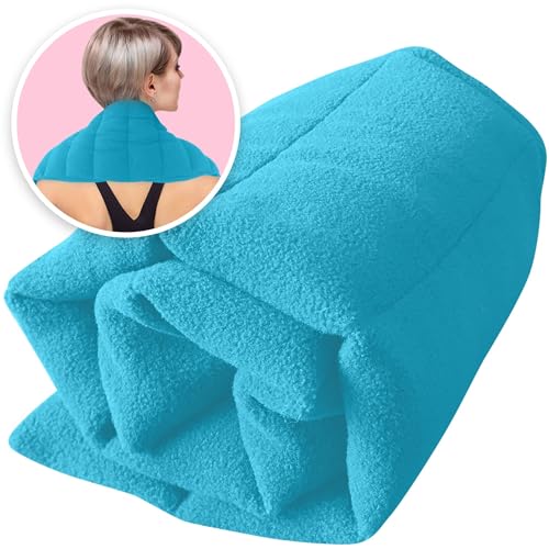 Microwavable Heating Pads 1 Piece Natural Moist Heat Pad for Back Pain, Neck and Shoulders, Nerve, Cramps, Lower Lumbar Relief - Thumbnail 4