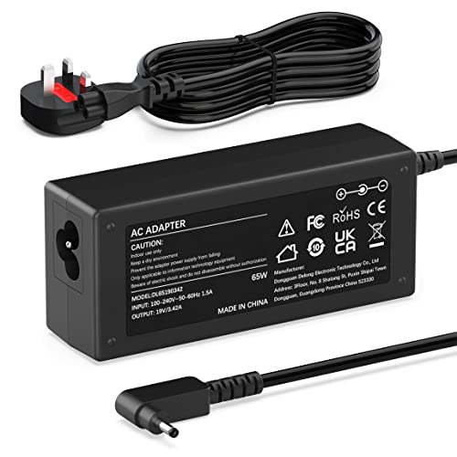 65W Laptop Charger Compatible with Acer Aspire Spin Swift 1 3 5 Series