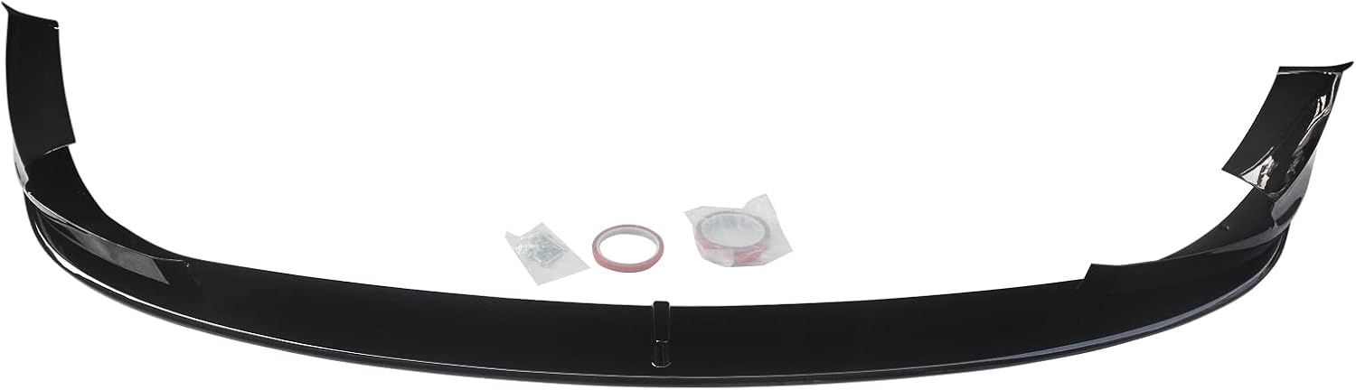 NINTE Front Bumper Lip for 2011-2016 BMW F10 M5 5 Series Gloss Black Lower Splitter