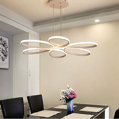 Lustre LED à intensité variable en continu avec télécommande pour salon