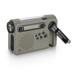 Noodradio, FM AM SW Opladen op zonne-energie Full-band radio, ondersteuning Zaklampverlichting Automatisch zoeken Automatische uitschakeling Grote geheugencapaciteit Noodradio(Groente)