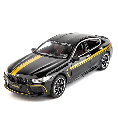 Image of Invite Enterprise Compatible with 1 /24 B-M-W M8 Toy Car, Alloy Diecast Race Collectible Pull Back Model Car with Sound and Light Toy Vehicle for Boys Gift [Multicolor]