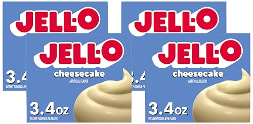Image of Jell-O Cheesecake Instant Pudding & Pie Filling Mix (3.4 oz Box) (Pack of 4)